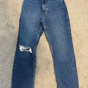 ABERCROMBIE -The Ankle Straight Ultra High Rise Jeans